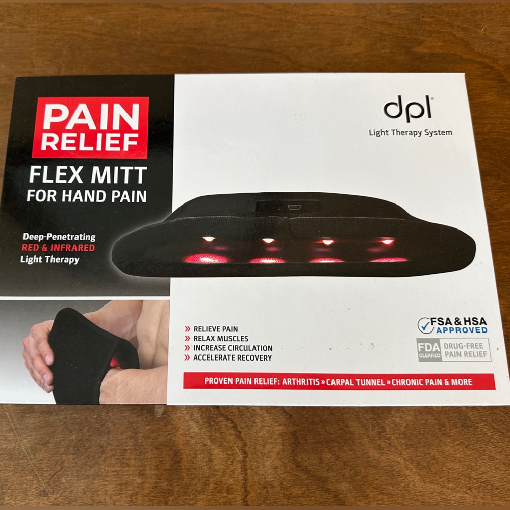 Flex Mitt Pain Relief Hand Therapy - Black